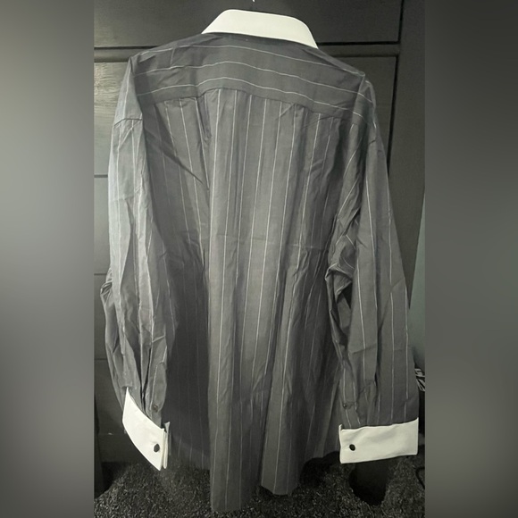 Steven land men’s dress shirt NWT gray 3X-4X - Picture 4 of 7